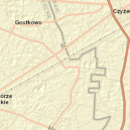 Czyżew Street Map