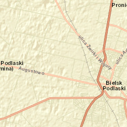 Bielsk Podlaski Street Map