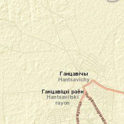 Hantsavichy Street Map