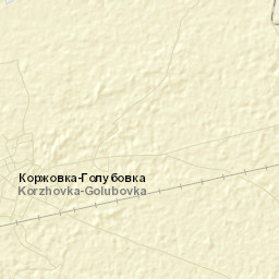 Korzhovka-Golubovka Street Map