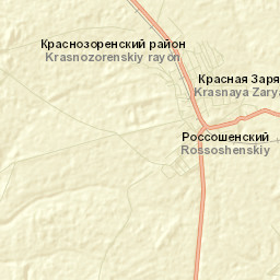 Krasnaya Zarya Street Map