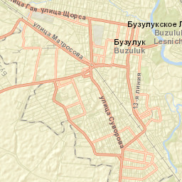 Buzuluk Street Map
