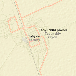 Tabuny Street Map