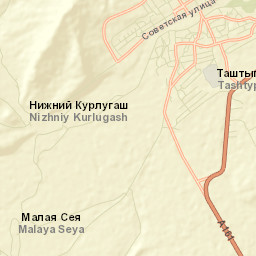 Tashtyp Street Map
