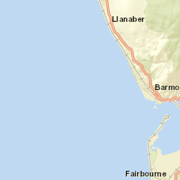 Penrhyn Drive North, Fairbourne, Gwynedd Street Map