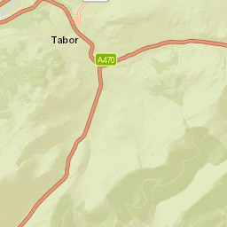 A487, Snowdonia National Park, Dolgellau Street Map