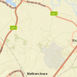 Staffordshire DE13 7DN, UK Street Map
