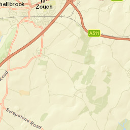 Ashby de la Zouch Street Map