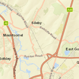 Sileby Street Map