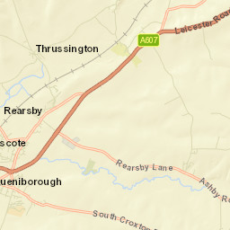 Queniborough Street Map