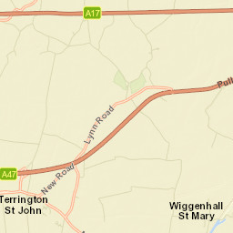 Terrington Saint John Street Map