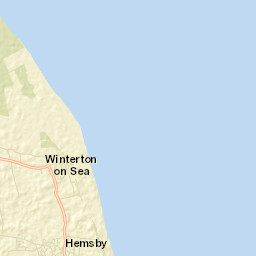 Hemsby Street Map