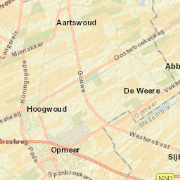 Spanbroek Street Map