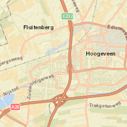 Hoogeveen Street Map