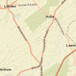 Lähden Street Map