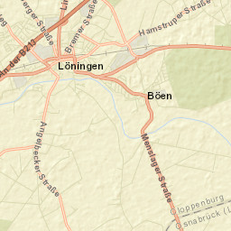 Löningen Street Map