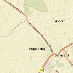 Barnstorf Street Map
