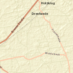 Drentwede Street Map