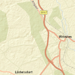 Wriezen Street Map