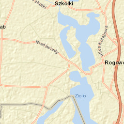 Rogowo Street Map
