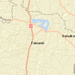 Fabianki Street Map