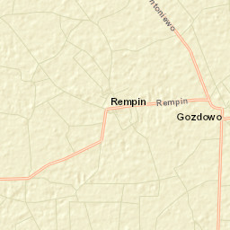 Gozdowo Street Map