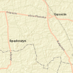 Gąsocin Street Map