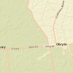 Obryte Street Map