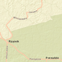Rząśnik Street Map