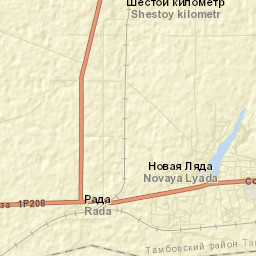 Novaya Lyada Street Map