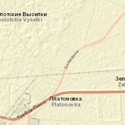 Platonovka Street Map
