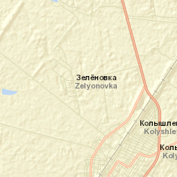 Kolyshley Street Map