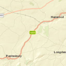 Great Hanwood Street Map