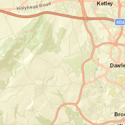 Wrekin Trail, Telford, Telford and Wrekin TF6 Street Map