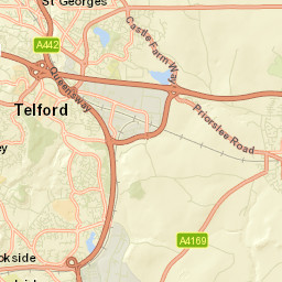 Telford Street Map
