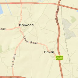 Brewood Street Map