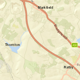 Markfield Street Map