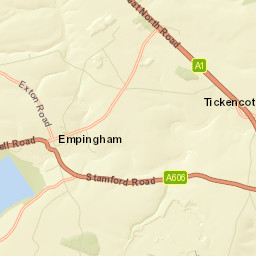 Empingham Street Map