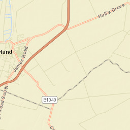 Crowland Street Map