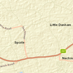 North Pickenham Road, King's Lynn, Norfolk Street Map