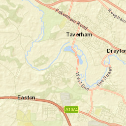 Costessey Street Map