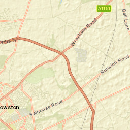 Spixworth Street Map