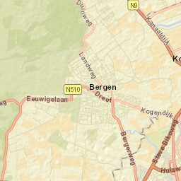 Bergen Street Map