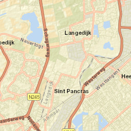 Sint Pancras Street Map