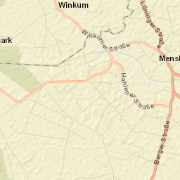 Menslage Street Map
