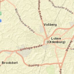 Lohne Street Map