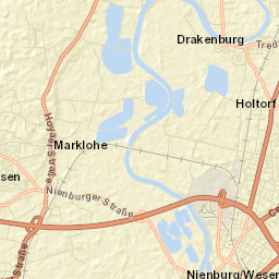 Nienburg Street Map