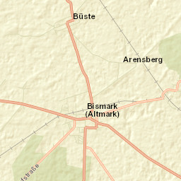 Bismark Street Map