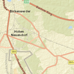 Birkenwerder Street Map