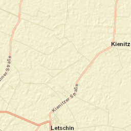 Letschin Street Map